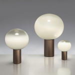 Laguna 37 Bordslampa Transparent Smoked/Satin Brass Laguna 37 Bordslampa Transparent Smoked/Satin Brass