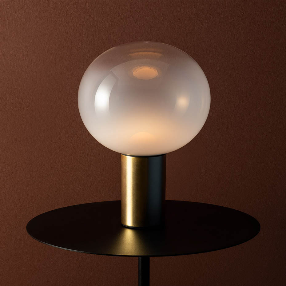 Laguna 37 Bordslampa Transparent Smoked/Satin Bronze