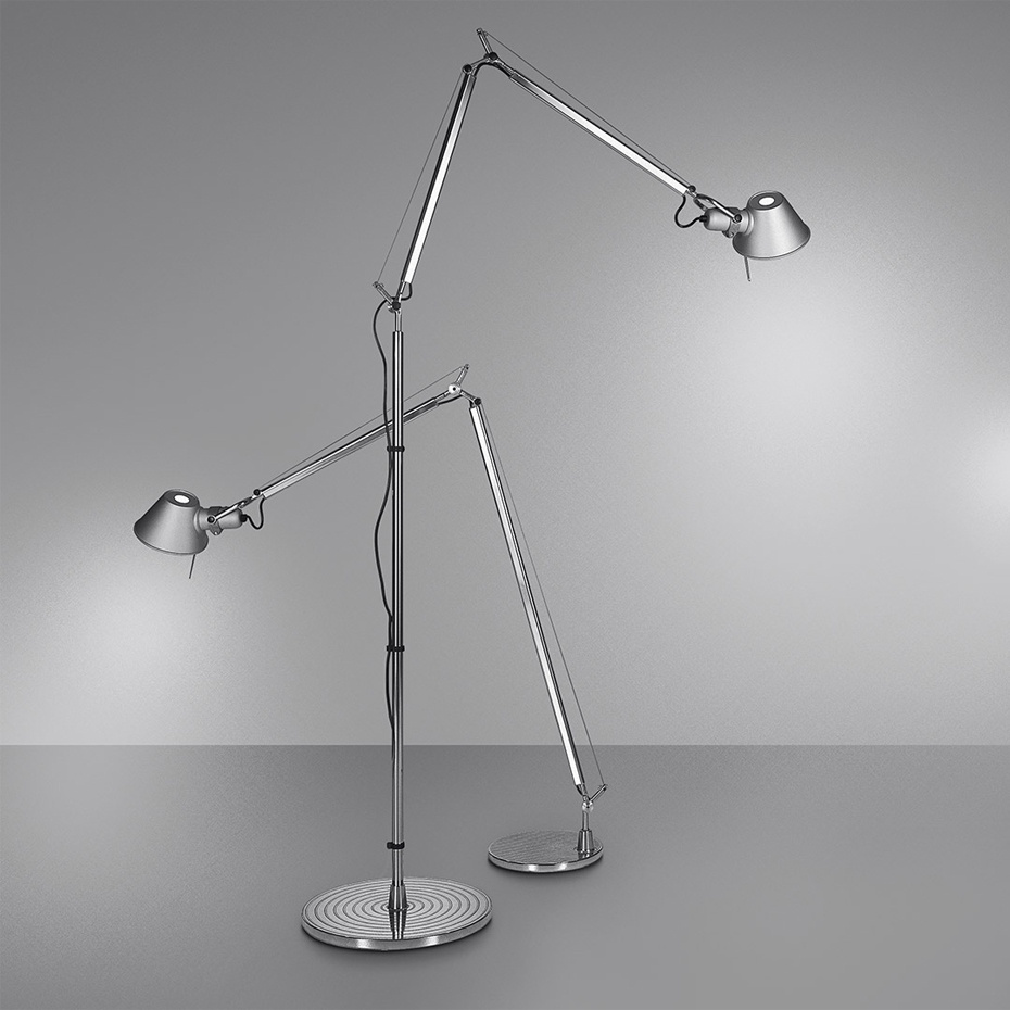 Tolomeo Golvlampa Aluminium