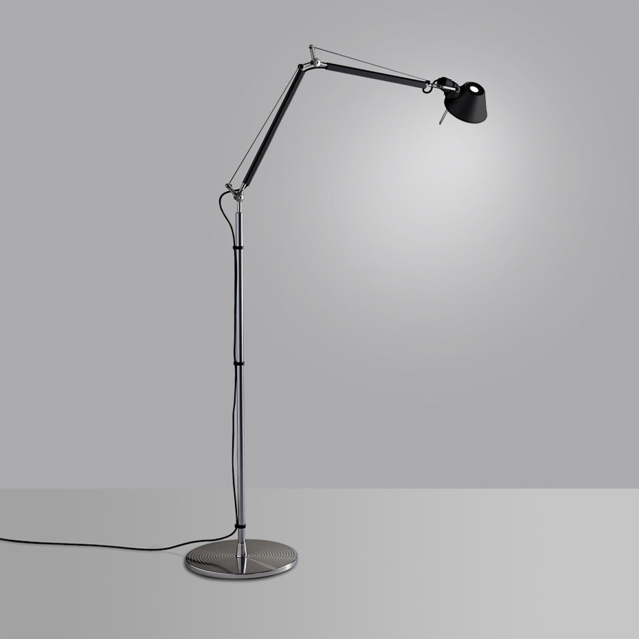 Tolomeo Golvlampa Black