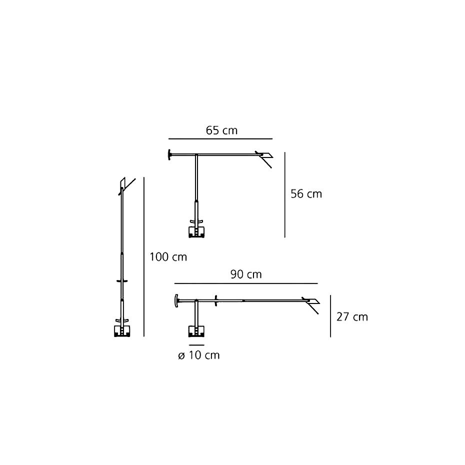 Tizio 35 Bordslampa Black