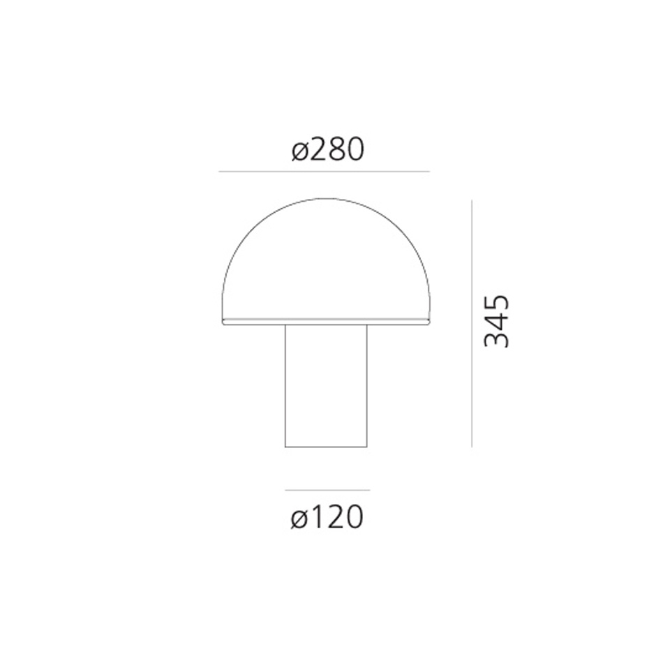 Onfale Bordslampa Medio