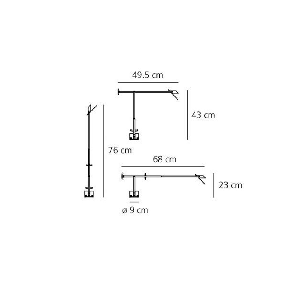 Tizio Micro Bordslampa Black