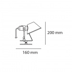 Tolomeo Micro Pinza Klämlampa Aluminium Tolomeo Micro Pinza Klämlampa Aluminium