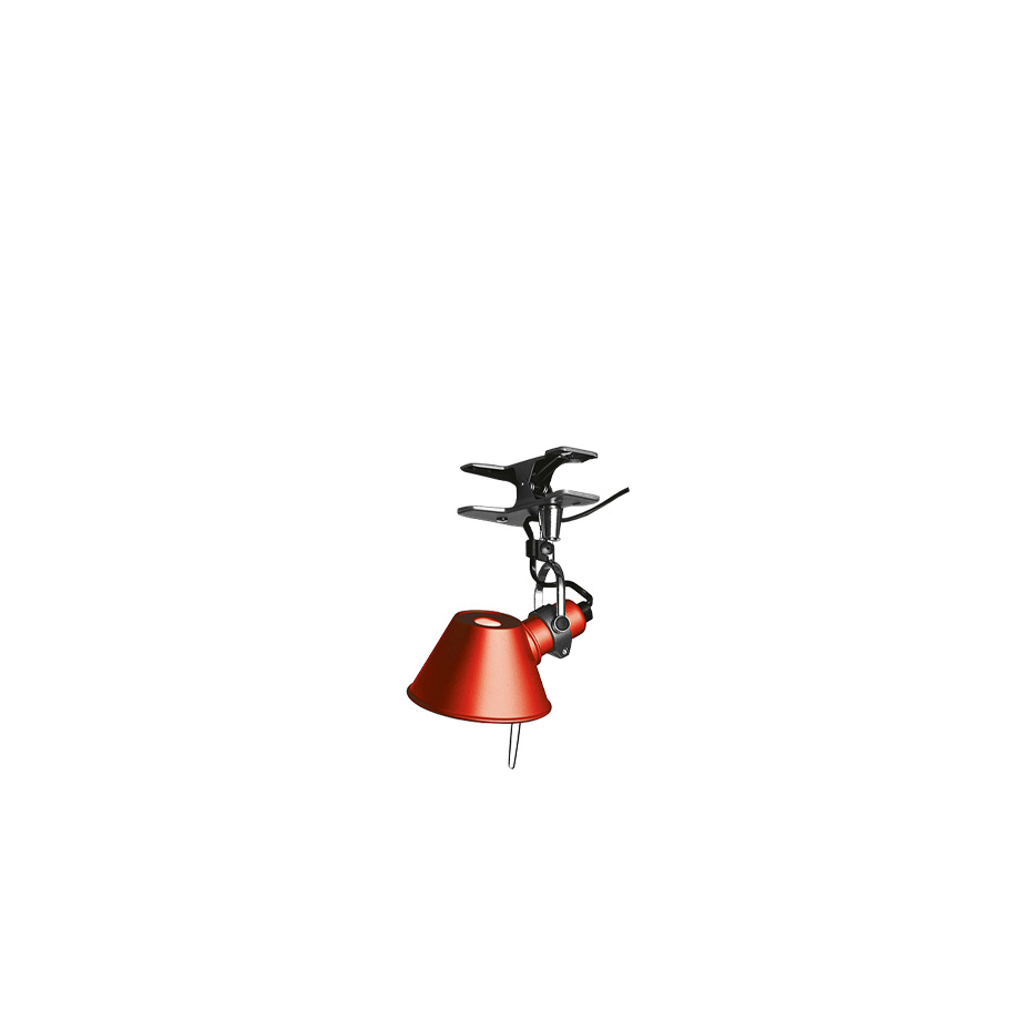 Tolomeo Micro Pinza Klämlampa Anodized Red