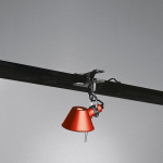Tolomeo Micro Pinza Klämlampa Anodized Red Tolomeo Micro Pinza Klämlampa Anodized Red