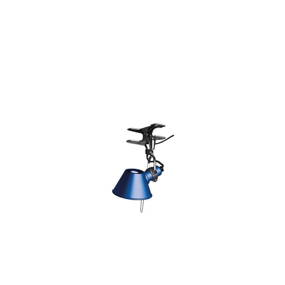 Tolomeo Micro Pinza Klämlampa Anodized Blue