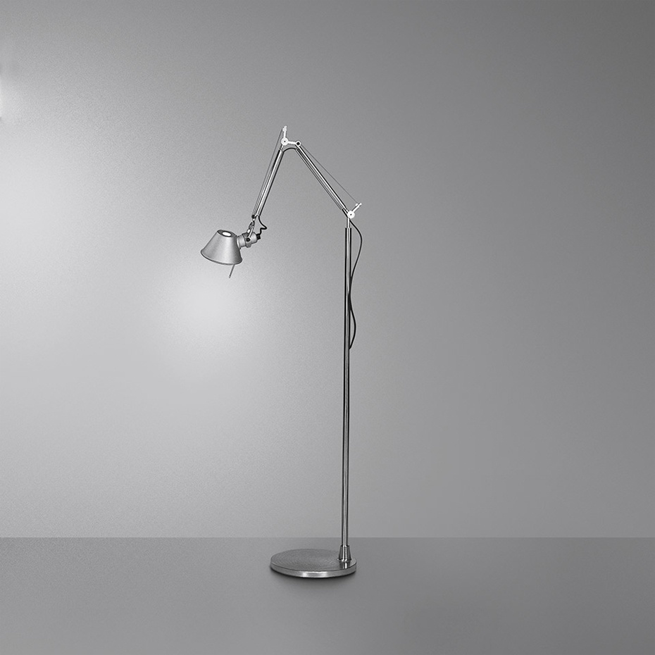 Tolomeo Micro Golvlampa Aluminium