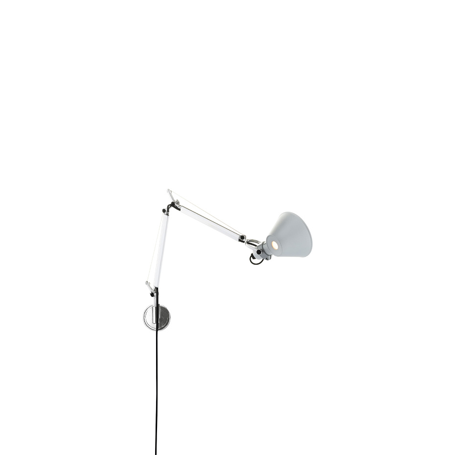 Tolomeo Micro Vägglampa Aluminium