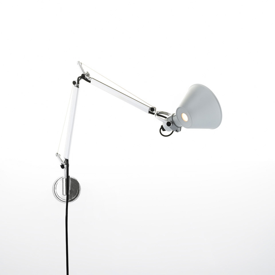 Tolomeo Micro Vägglampa Aluminium