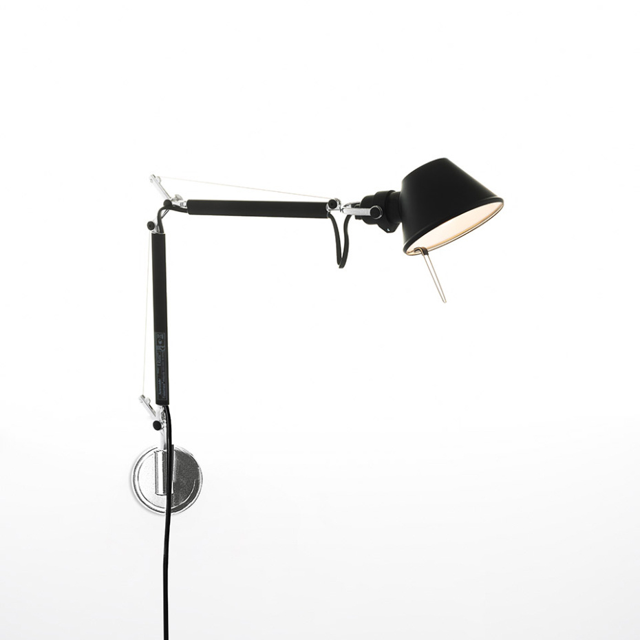 Tolomeo Micro Vägglampa Black
