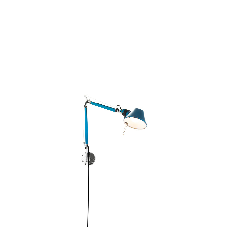 Tolomeo Micro Vägglampa Anodized Blue