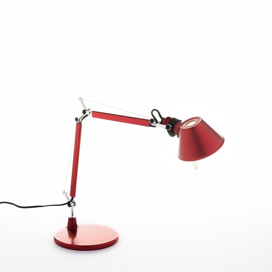 Tolomeo Micro Bordslampa Anodized Red