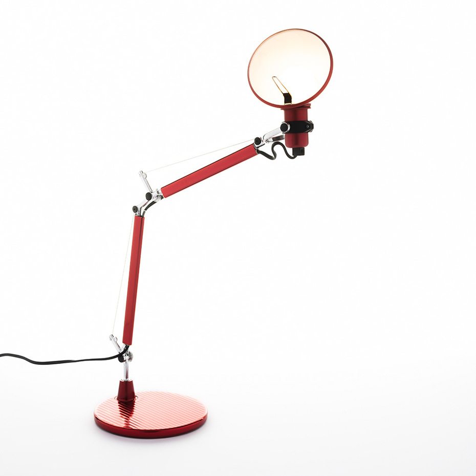 Tolomeo Micro Bordslampa Anodized Red