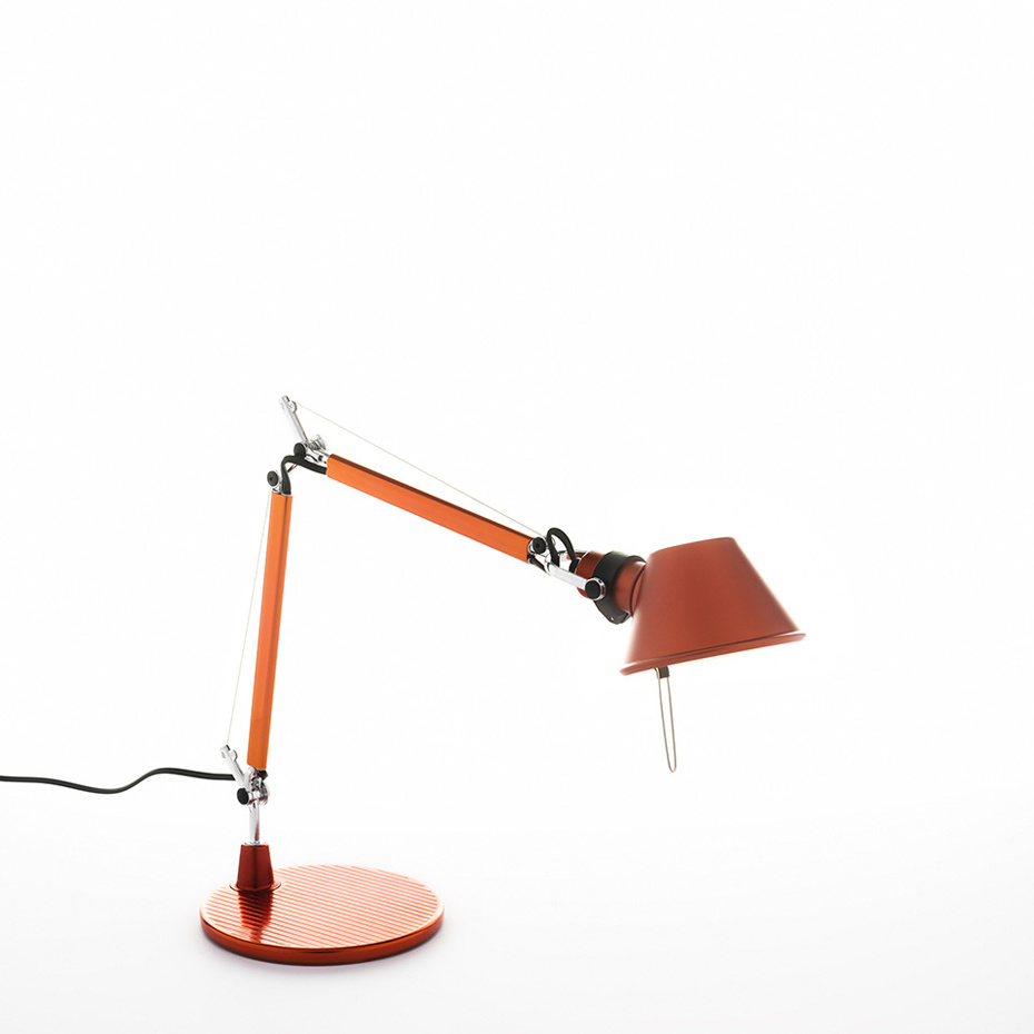 Tolomeo Micro Bordslampa Anodized Orange