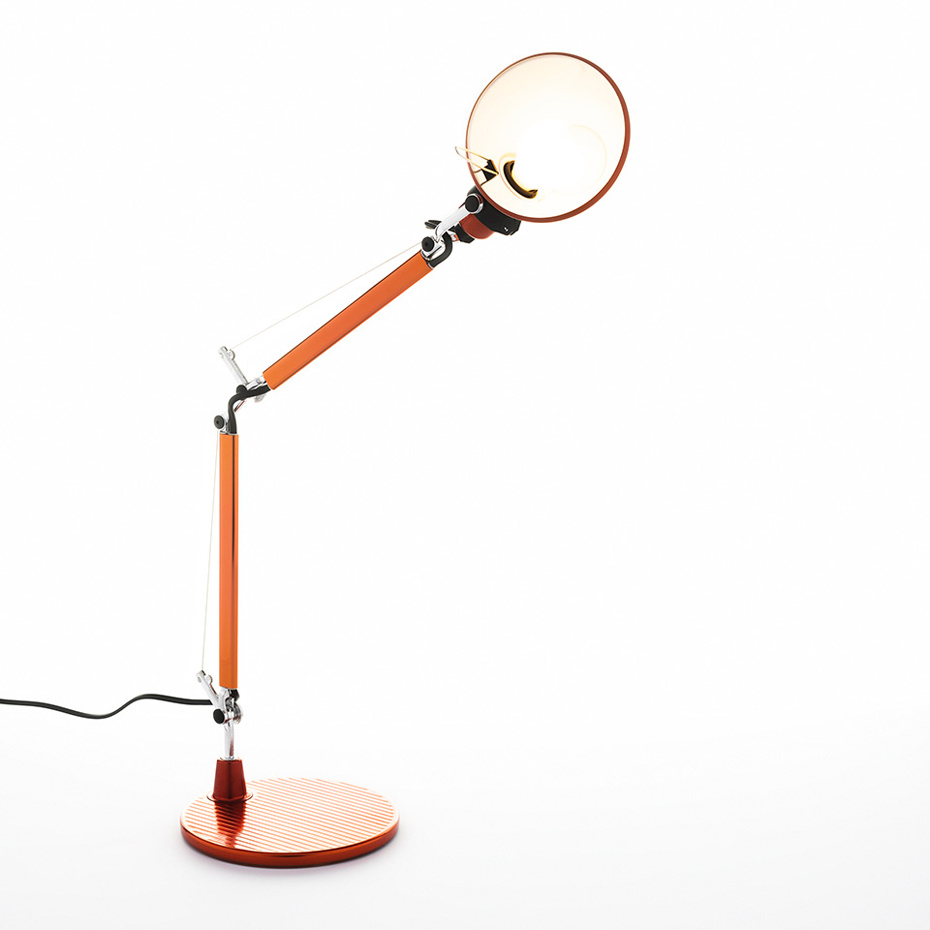 Tolomeo Micro Bordslampa Anodized Orange