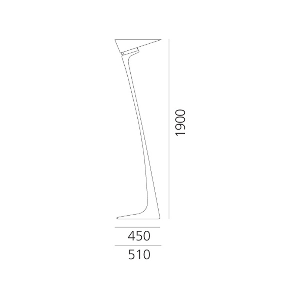 Montjuic Golvlampa Black/White