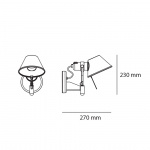 Tolomeo Faretto Vägglampa Aluminium With Switch Tolomeo Faretto Vägglampa Aluminium With Switch