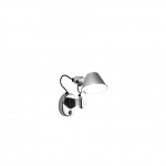 Tolomeo Micro Faretto Vägglampa Aluminium With Switch Tolomeo Micro Faretto Vägglampa Aluminium With Switch
