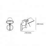 Tolomeo Micro Faretto Vägglampa Aluminium With Switch Tolomeo Micro Faretto Vägglampa Aluminium With Switch