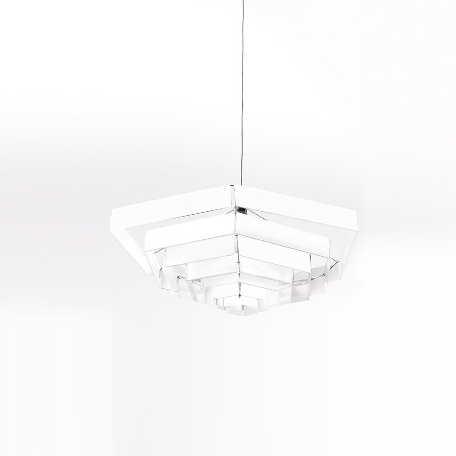 Lampada Esagonale 52 Pendel White