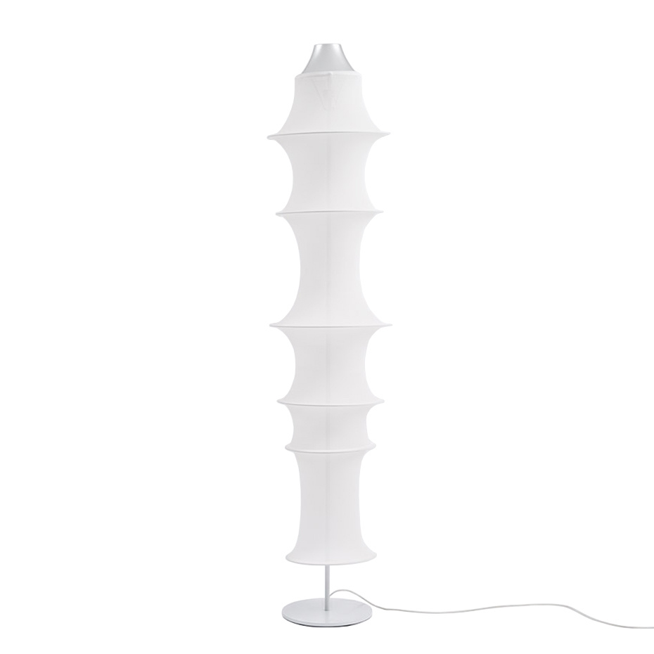 Falkland Golvlampa White/Aluminum Grey