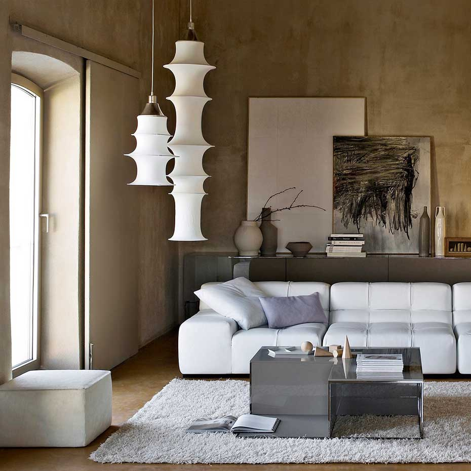 Falkland Pendel White