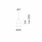 Falkland 53 Pendel White Falkland 53 Pendel White