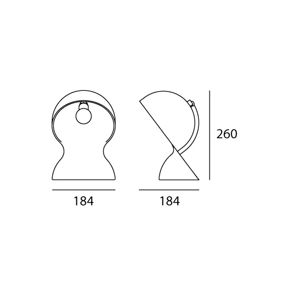 Dalù Bordslampa Blue Klein