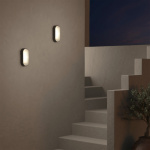 Montreal Oval Vägglampa Textured Black Montreal Oval Vägglampa Textured Black