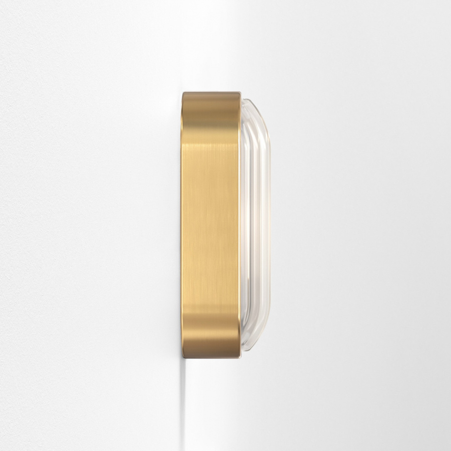 Montreal Oval Coastal Vägglampa PVD Brushed Brass