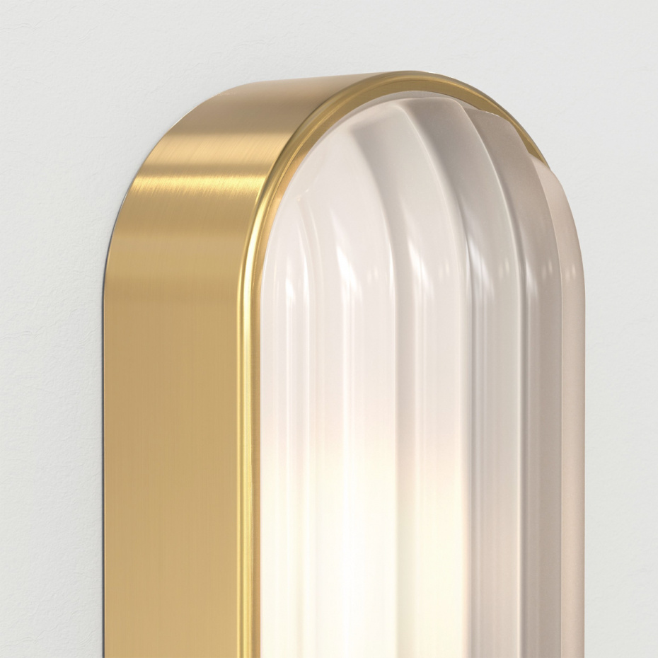 Montreal Oval Coastal Vägglampa PVD Brushed Brass