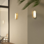 Montreal Oval Coastal Vägglampa PVD Brushed Brass Montreal Oval Coastal Vägglampa PVD Brushed Brass