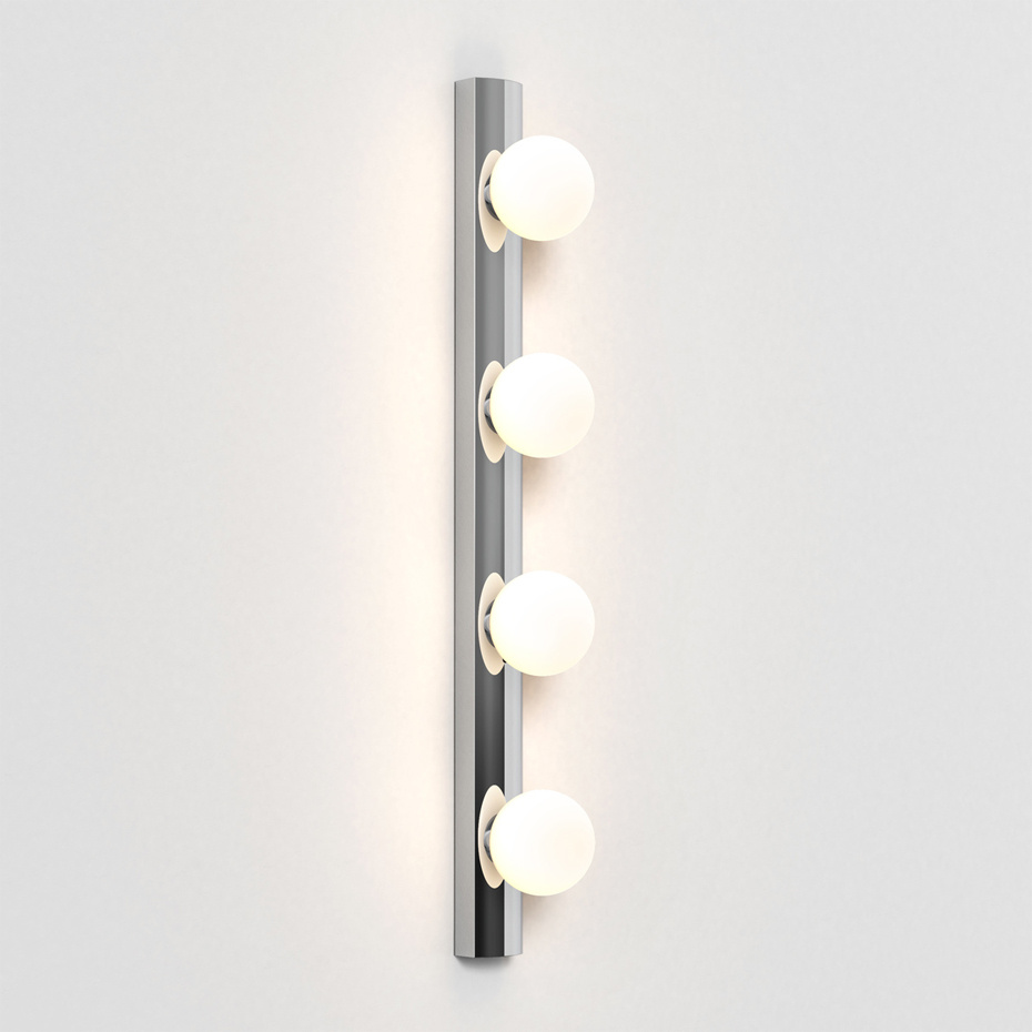 Cabaret 4 II Vägglampa Polished Chrome IP44