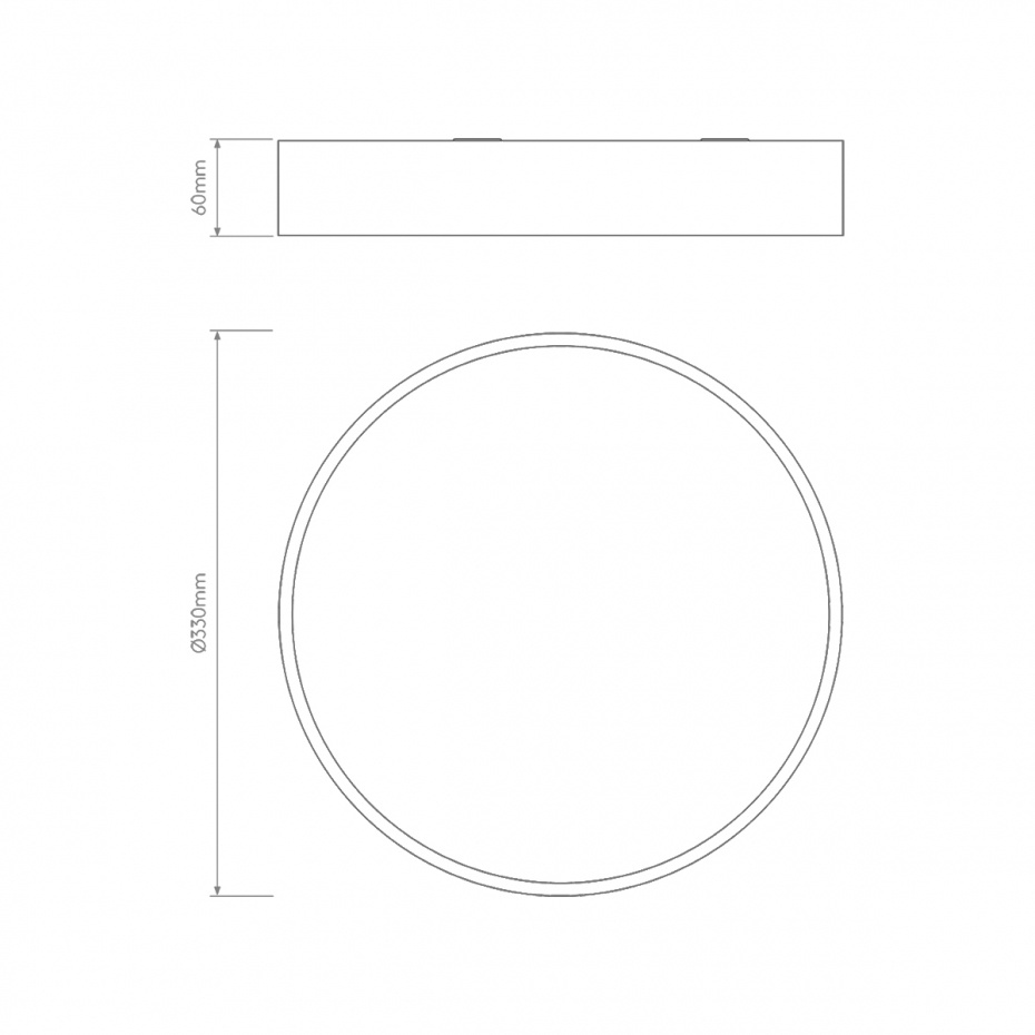 Mallon LED Plafond Matt Nickel IP44