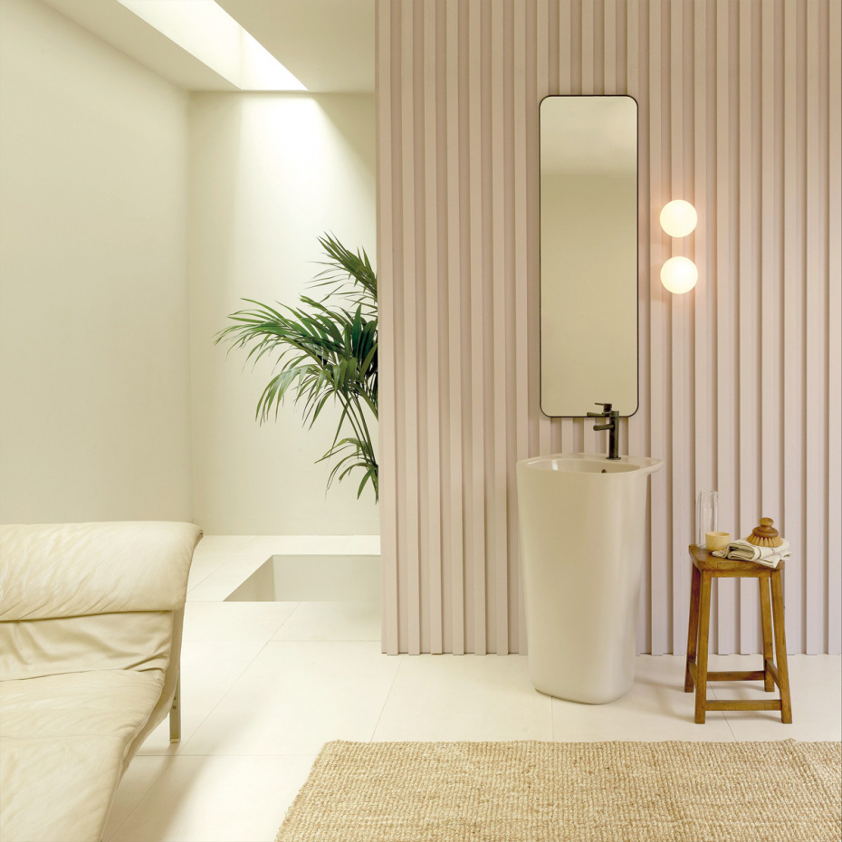 Zeppo Vägglampa Polished Chrome IP44