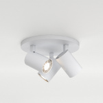 Ascoli Triple Round Spotlight Textured White Ascoli Triple Round Spotlight Textured White