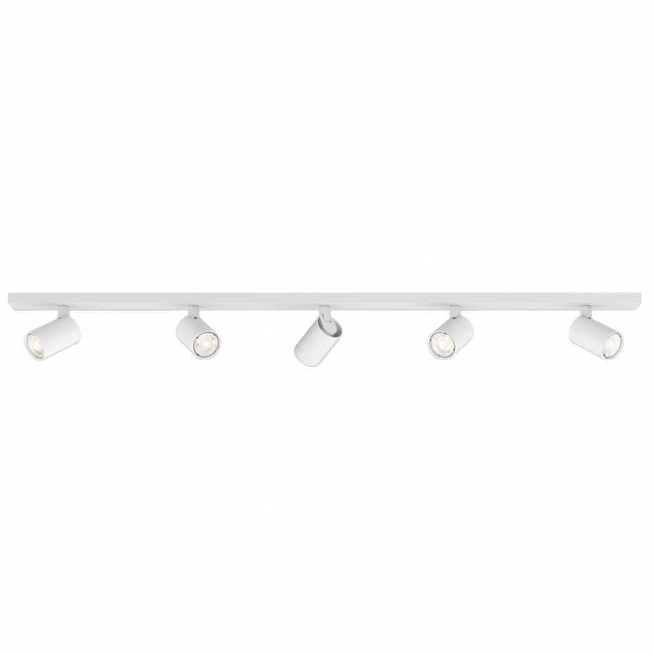Ascoli Five Bar Spotlight Textured White