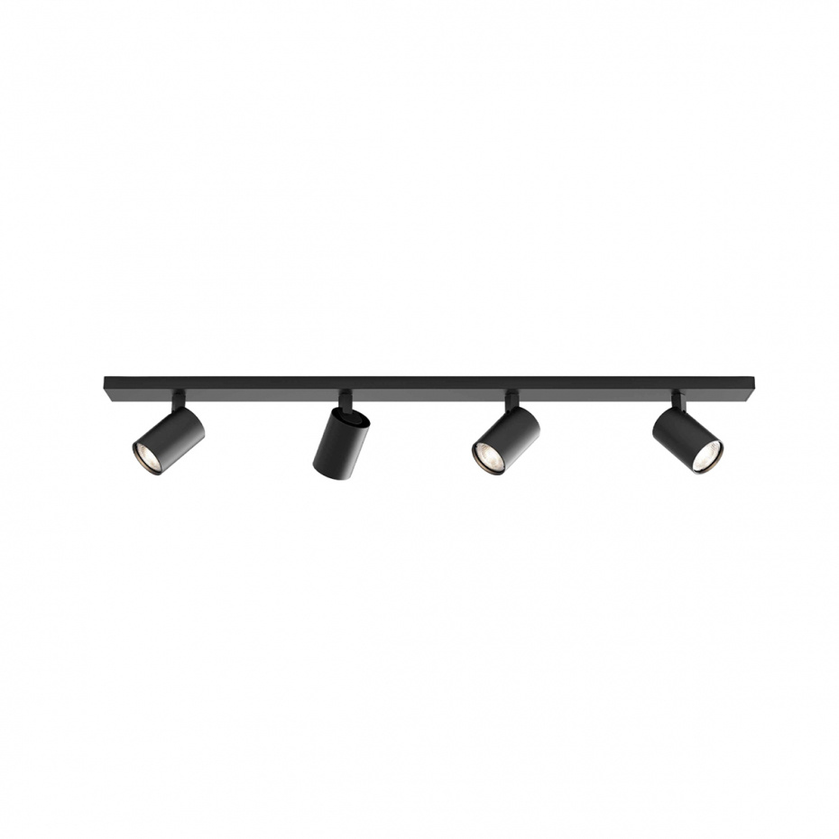 Ascoli Four Bar Spotlight Matt Black