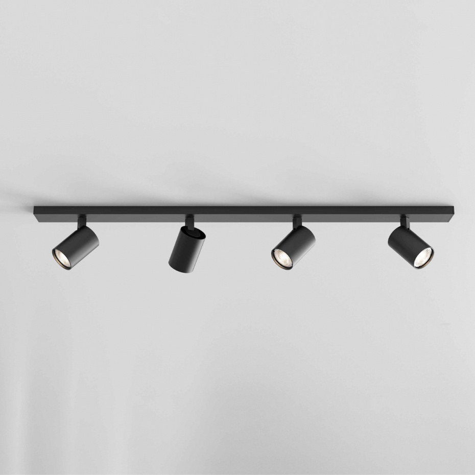 Ascoli Four Bar Spotlight Matt Black