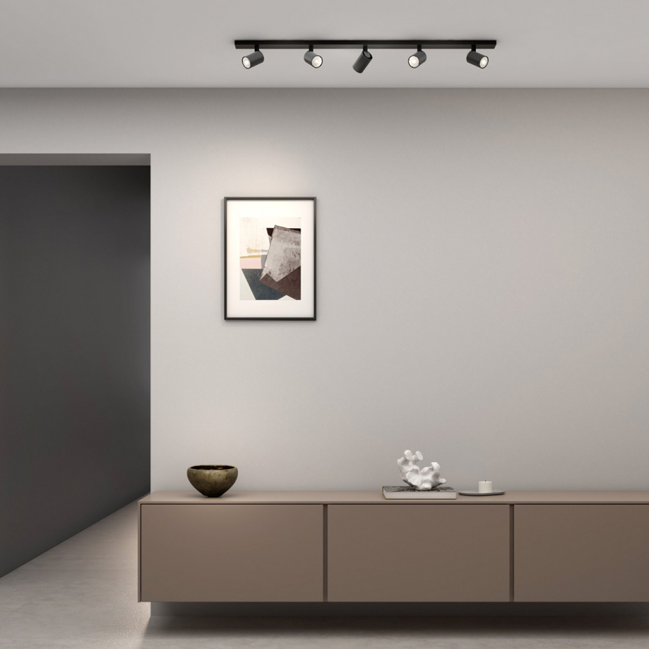 Ascoli Five Bar Spotlight Matt Black