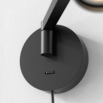 Ascoli Swing Plug In Vägglampa Matt Black Ascoli Swing Plug In Vägglampa Matt Black