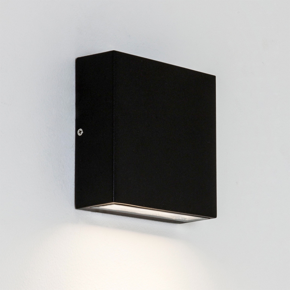 Elis Single LED Vägglampa Textured Black