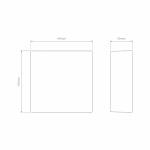 Elis Single LED Vägglampa Textured Black Elis Single LED Vägglampa Textured Black