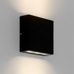 Elis Twin LED Vägglampa Textured Black Elis Twin LED Vägglampa Textured Black
