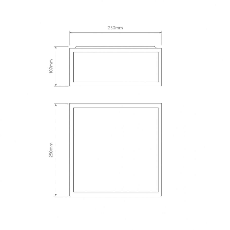 Bronte Plafond Matt Black