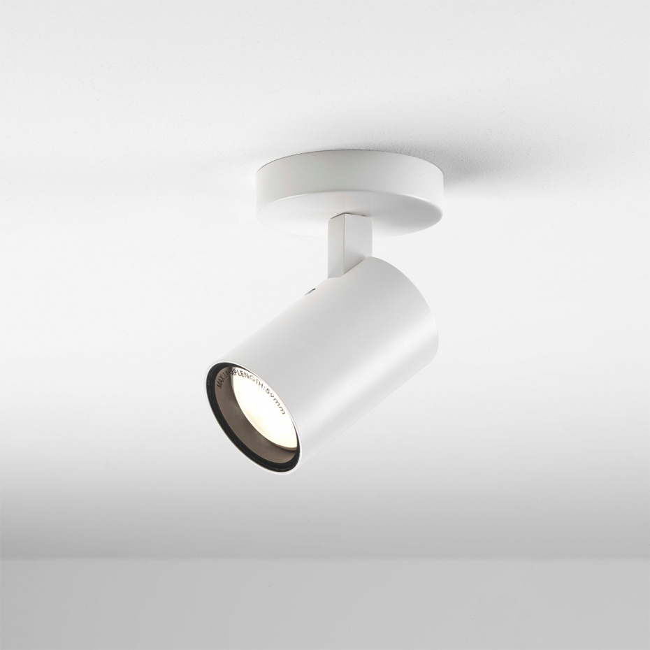 Aqua Single Spotlight Matt White IP44