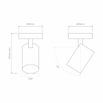 Aqua Single Spotlight Matt White IP44 Aqua Single Spotlight Matt White IP44