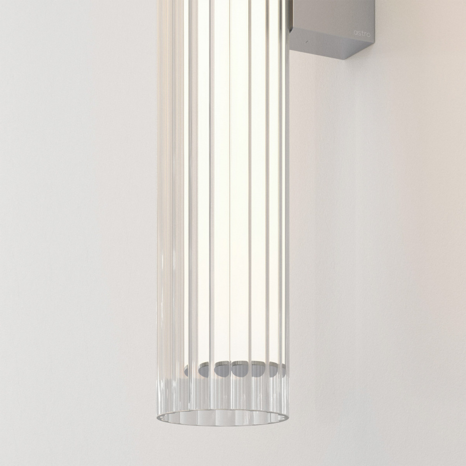 io 665 LED Vägglampa Polished Chrome IP44