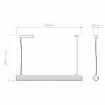 io 1000 LED Pendel Polished Chrome io 1000 LED Pendel Polished Chrome